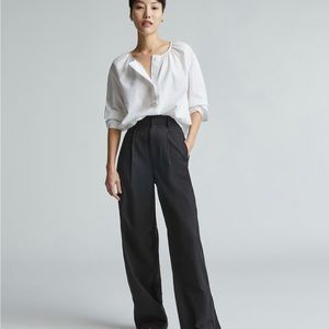 NWT Everlane The Silky Cotton Balloon Sleeve Top